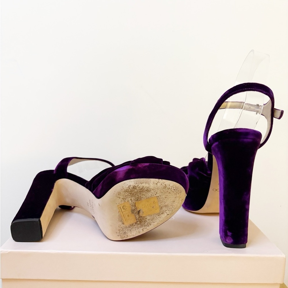 Jimmy Choo Heloise 120 Platform Heels - Picture 13 of 14